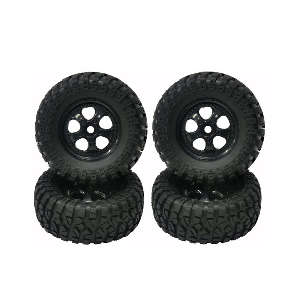 4Pcs Rubber Tires Tyre Wheel For Hbx 901 901A 903 903A 4854174606737