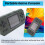 Retro draagbare mini handheld gameconsole 8-bit 3,0 inch - groen 7