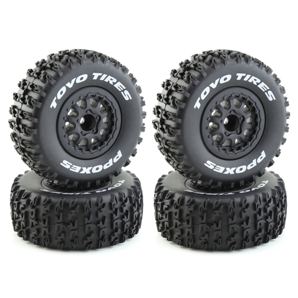 Photos - Parts for Drones & RC models 4Pc 112mm 1/10 Short Course Truck Tires Tyre Wheel for RC Car