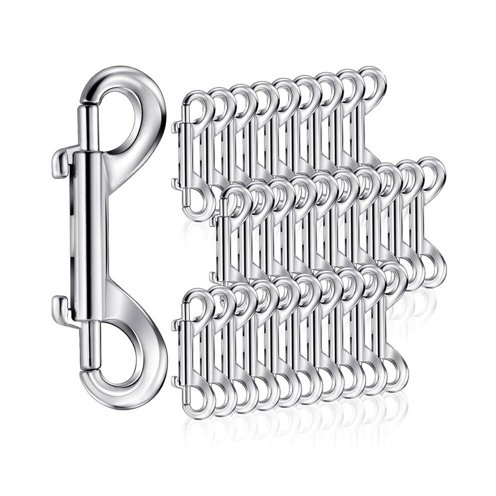 30Pc Double Ended Bolt Snaps Hooks, 2.76Inch Zinc Alloy Trigger Clips 4854174612615