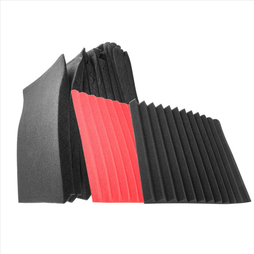 48 stuks geluidsisolatiepaneel studioschuimplaat, 2,5 x 30 cm 1