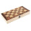 Wooden Foldable 3 in 1 Chess Backgammon Board Folding 39x39cm 2