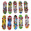 Vinger skateboard legering plastic mini desktop ornamenten 7