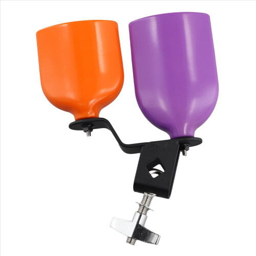 Hoog Laag Geluid Knocker Drum Percussie Instrument Deel +oranje 1