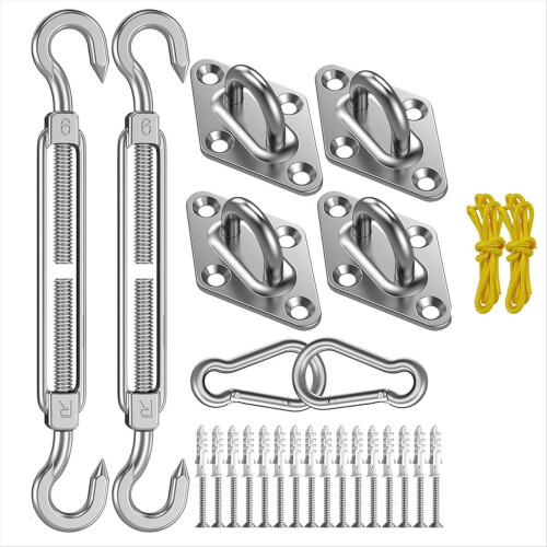 Schaduwzeil hardwarekit: M6 installatiekit 1