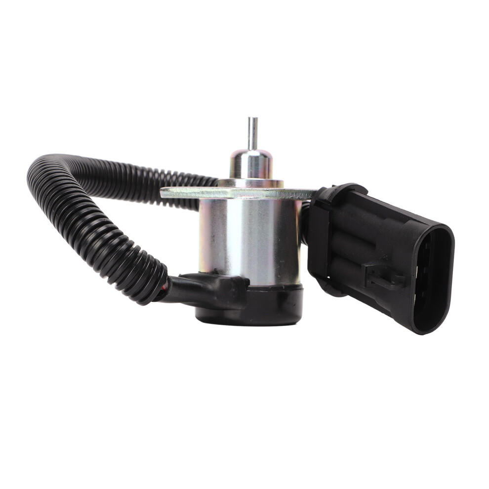 12V 3-Pin Fuel Shut Off Solenoid For Bobcat S220/S330 Skid Steer 3401356223599