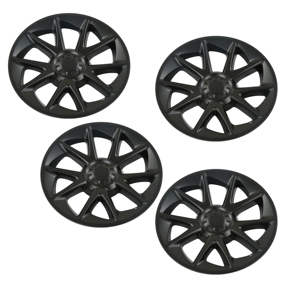 4PCS 18in Black Car Wheel Hub Caps for Tesla Model 3 2017-2022-image-OPC-PMGSW25-NEW