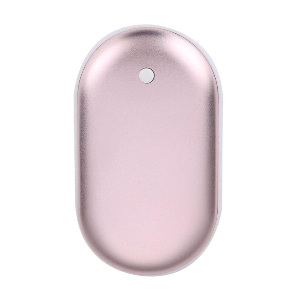 2-In-1 Electric Hand Warmer Usb Rechargeable 5000Mah Power Bank 3-Level Heater For Home Office Use 9067246352066