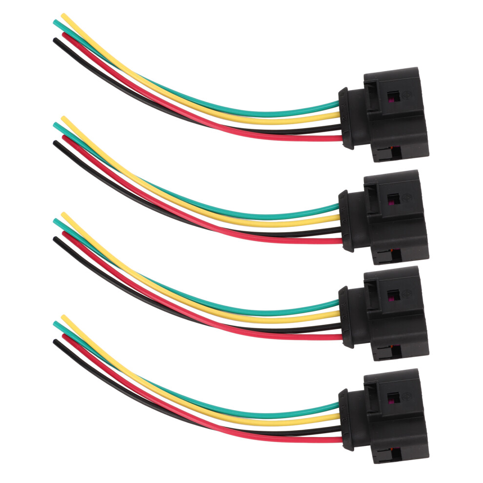 1J0973724 Ignition Coil Connector 4 Pcs For A3 A4 S4 S8 Q5 Q7 A8 Rs6 8321356224400