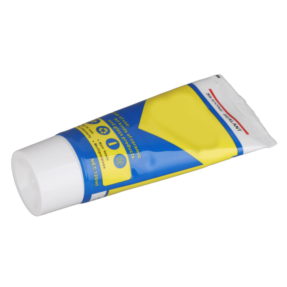 Multipurpose Waterproof Silicone Sealant Caulk For Bathroom Kitchen, 150G Clear 8461356225417