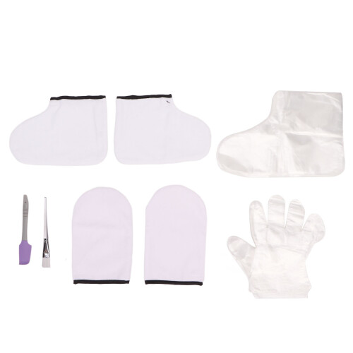 Transparent Wax Brush & Disposable Covers: Complete Spa Set 1