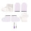 Transparent Wax Brush & Disposable Covers: Complete Spa Set 15