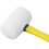 Rubber Mallet With Grip Handle For Home Projects Diameter 6.6 cm Soft Faced Non Marring 5