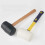 Rubber Mallet With Grip Handle For Home Projects Diameter 6.6 cm Soft Faced Non Marring 2