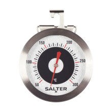Salter Oven Thermometer Analogue Kitchen Temperature Gauge Stainless Steel BBQ