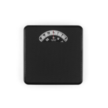 Salter Large Dial Mechanical Scale – 133kg Capacity No Batteries Black Analog