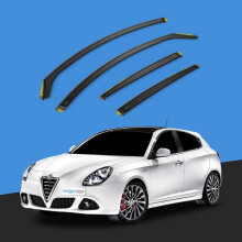 Alfa Romeo Giulietta 20102021 5 Door Hatchback Wind Deflectors 4pc Tinted