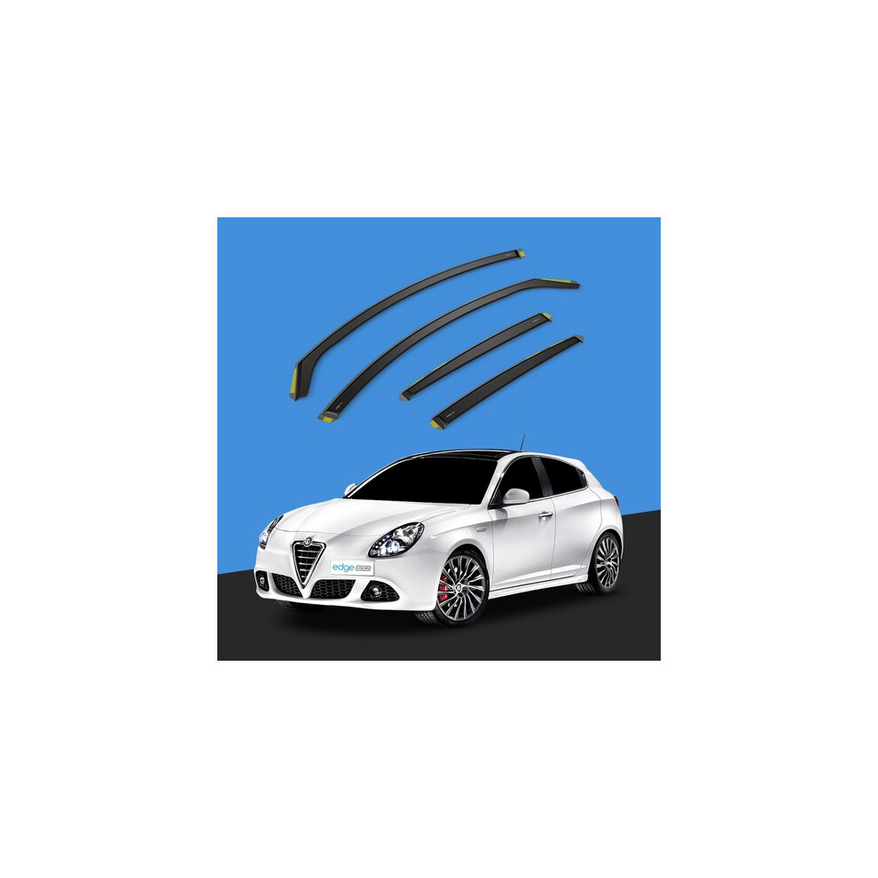 Wind Alfa Romeo Giulietta 20102021 5 Door Hatchback Deflectors 4Pc Tinted