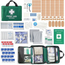 GATARN First Aid Kit Bag 220 pcs Medical Emergency Kit Travel Home Car Taxi Work