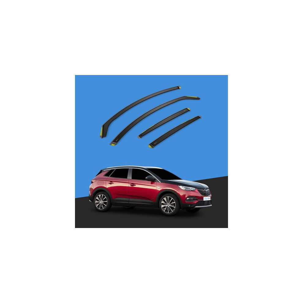 Vauxhall Grandland X Mk1 20172024 5 Door Suv Wind Deflectors 4Pc Tinted 93878159