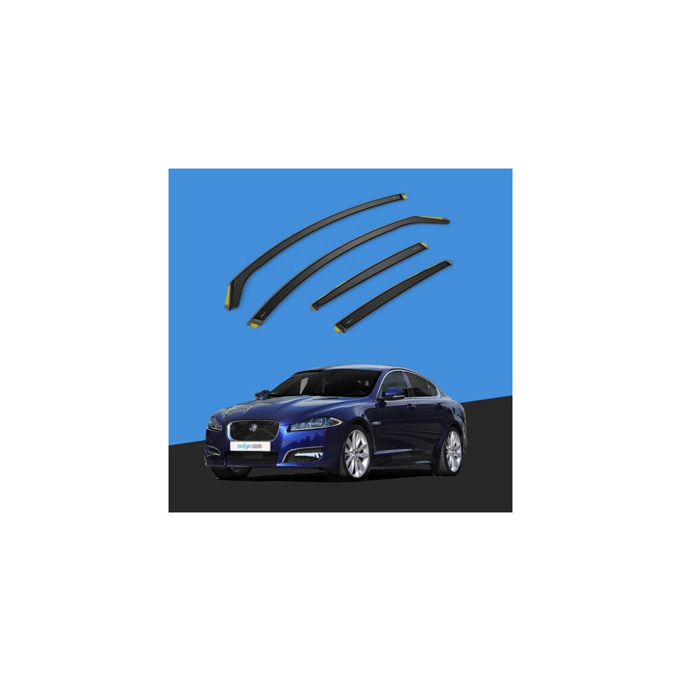 Jaguar Xf X250 Mk1 20072015 4 Door Saloon Wind Deflectors 4Pc Tinted 94120363
