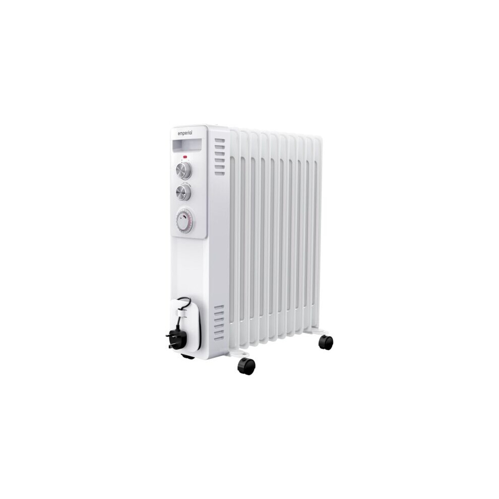 Emperial Oil Filled Radiator 11 Fin Electric Heater Portable Thermostat Timer-image-OPC-PMGSYPC-NEW