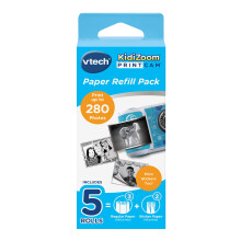 VTech KidiZoom PrintCam Thermal Printing Paper for Print Camera | Includes 4 Paper (240 prints) and 2 Sticker Rolls (40 prints)