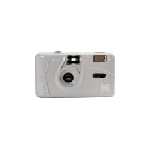 KODAK M35 DA00255-35mm Rechargeable Camera, Fixed Wide Angle Lens, Optical Viewfinder, Built-in Flash, AAA Battery - Grey