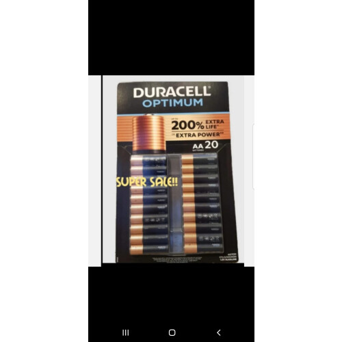 Duracell Duracell Optimum AA Batteries - 20 Pack 1