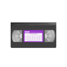 YHDD VCR Head Cleaner Tape for VHS/VCR Video Players Dry Type Reusable 50 Times No Fluid Required