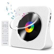 Desktop CD Player with Bluetooth Gueray Wall Mountable CD Player Portable Built-in HiFi Speakers with LCD Screen Display Home Audio Boombox FM Radio