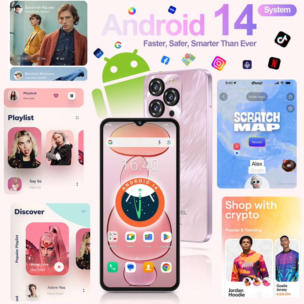 OUKITEL C3 SIM-Free & Unlocked Mobile Phones - 16GB RAM+64GB ROM