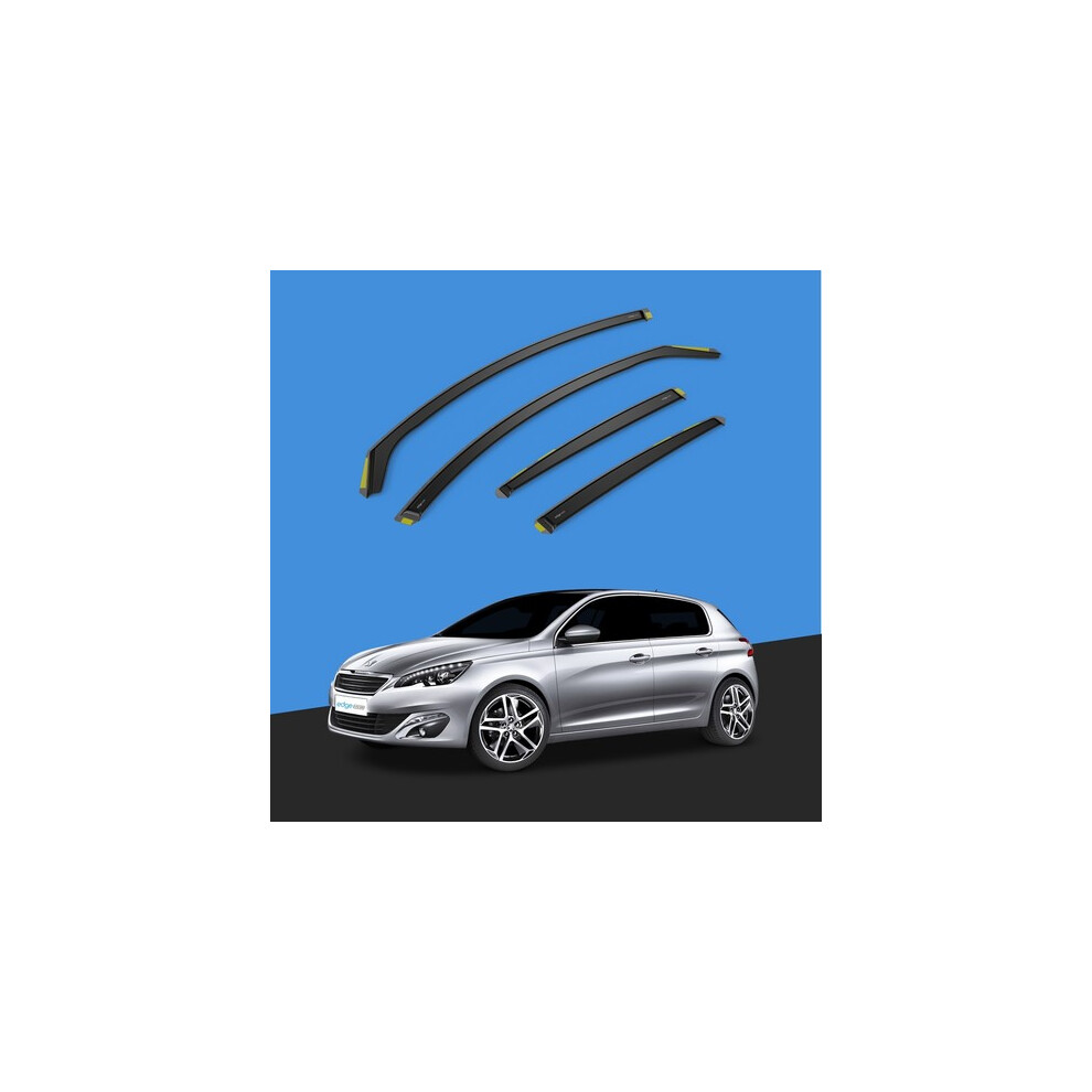 Peugeot 308 Mk2 20132021 5 Door Hatchback Wind Deflectors 4Pc Tinted 34098707