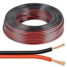 electrosmart 10m Red/Black 2 x 0.50mm Speaker Cable Ideal for Car Audio & Home HiFi