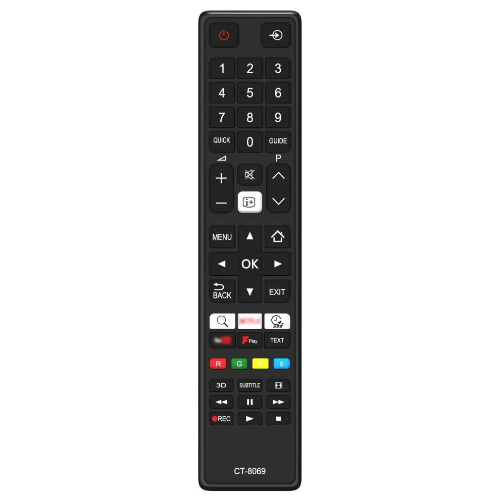 Photos - Other Toys New Replacement Toshiba Remote Control CT-8069 For Toshiba TV Remote Control LCD LED SMART TV - 32D3653DB 32D3753DB 32L3753D