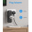 Mscien Plug Adapter, 3 Way Plug Extension Socket with Individually Switched, Multi Plug Adaptor Black Socket Extender, Wall Socket Extension for Home 2