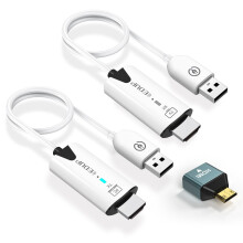 EDUP Wireless HDMI Transmitter and Receiver, 1080P Wireless HDMI Extender 165FT/50M Range, Plug&Play, Video Audio Projection for Desktop, PC, TV Box,