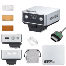 GODOX IT20 O TTL Mini Flash, IT20O Camera Flash with Spreader and Color Filter, Compatible with Olympus E-M1 PEN-F E-M10 II E-PL8 E-M10 III E-P5,Pana