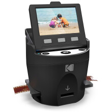 Kodak SCANZA Digital Film Scanner, Converts 35mm, 126, 110, Super 8 and 8mm Film Negatives and Slides To JPEG Includes Large Tilt Up 3.5 LCD and Easy