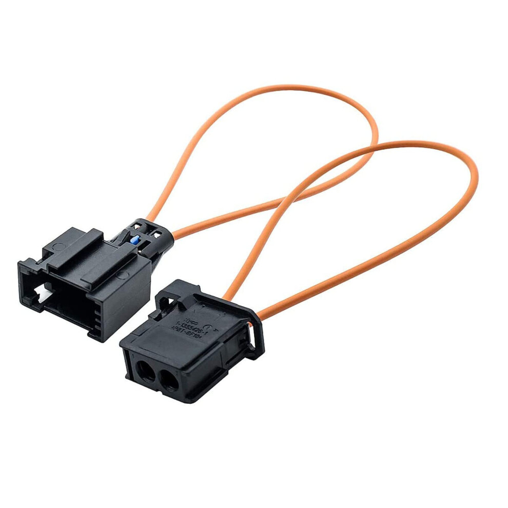 Xfaiz Most Fiber Optic Loop, Pack of 2 Universal Optical Female & Male Adapter Connector Loop Bypass Cable for Radio and Audio Mercedes BMW VW Audi P-image-OPC-PMGT2QJ-NEW