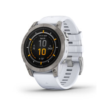 Garmin epix Pro (Gen 2) Sapphire Edition, 47mm, High Performance Smartwatch, Advanced Drive Technology, Built-in Flashlight, White Stone