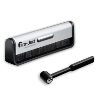 Pro-Ject Cleaning Set Basic, Carbon Fibre Cleaning Brush for Record and Carbon Needle Brush