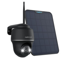 Reolink 4K PT Solar Security Camera Outdoor Wireless, Works with Amazon Alexa, Home Hub Compatible, Color Night Vision, 2.4/5GHz WiFi Surveillance Ca