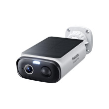 Baseus S1 Lite Solocam Solar Security Camera Outdoor Wireless, IP67 Waterproof Home Surveillance WiFi Camera, 2K 135, Color Night Vision, AI Detecti