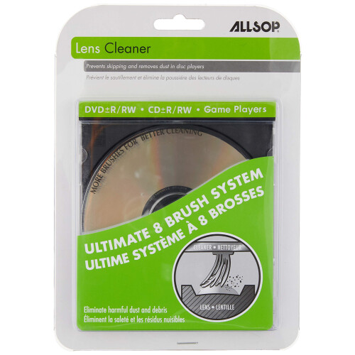 Allsop Eight Brush CD Laser Lens Cleaner