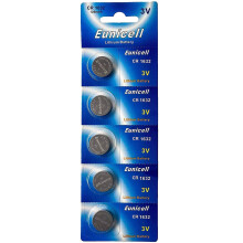 5 x Eunicell CR1632 DL1632 LM1632 CR 1632 Lithium Coin Cell 3.0v Batteries