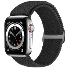 YCHDDER Braided Straps Compatible with Apple Watch 38mm 40mm 41mm 42mm 44mm 45mm 46mm 49mm,Adjustable Elastic Replacement Wristband for iWatch Series