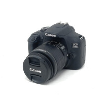 Canon EOS 2000D DSLR Camera and EF-S 18-55 mm f/3.5-5.6 IS II Lens - Black