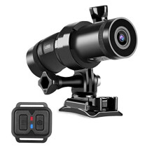 TECHALOGIC DC-1. Dual Lens Helmet Camera - The Worlds First Twin Motorcycle Cycle Camera & Horse Riding Camera - Connects to Most Cycle, Riding & Mot