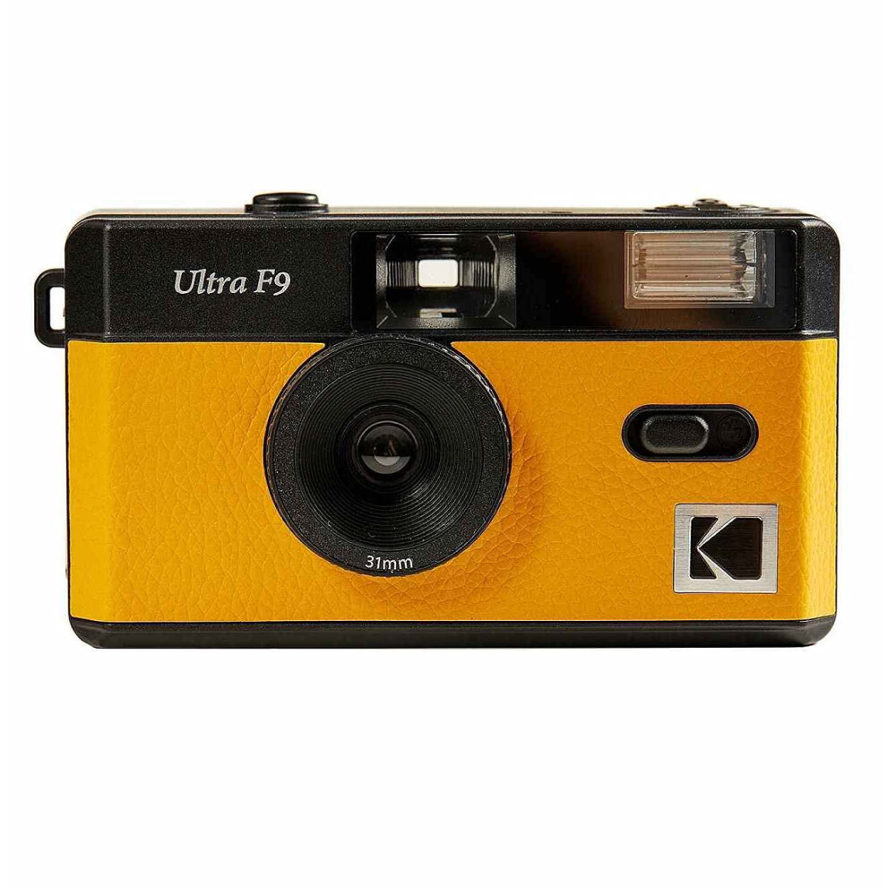 Kodak 490172 Ultra F9 35Mm Film Camera Camera - Retro Style, Focus Free, Reusable, Built In Flash, Easy To Use (Kodak ) Yellow 49337402